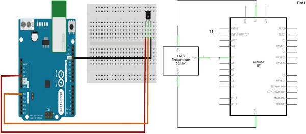 Temperature Sensor Circuit Connection