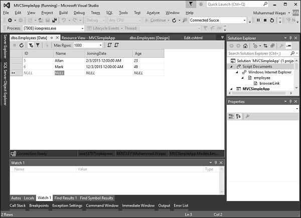 Add Records in Database