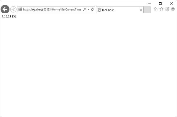 Localhost GetCurrentTime