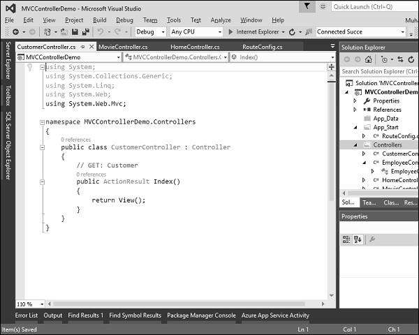 set_name CustomerController