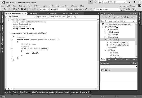 Set ProcessController