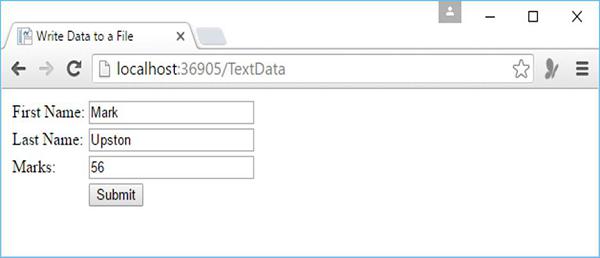 Some Data Enter