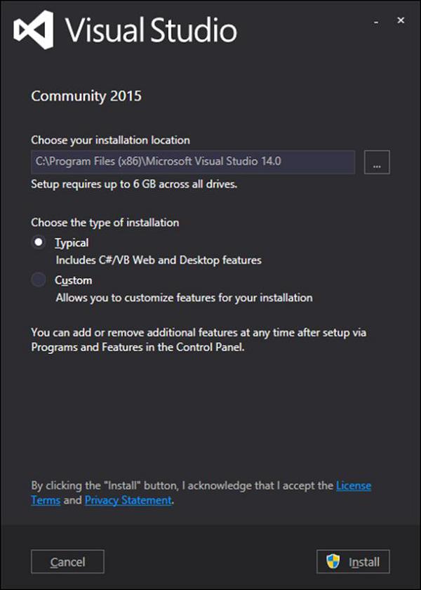 Visual Studio Installation
