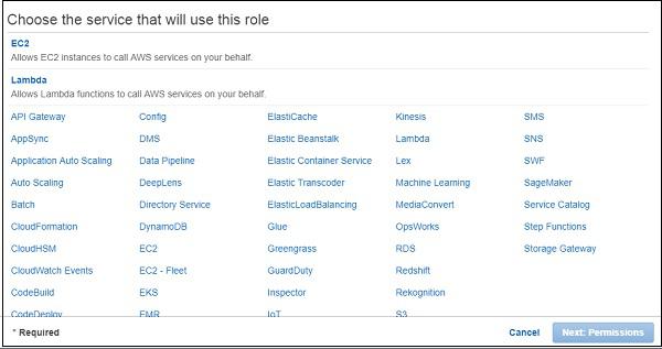 Create Role Services