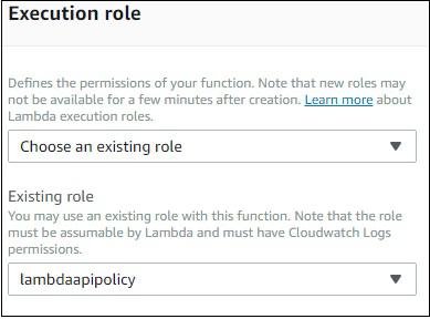Execution Role