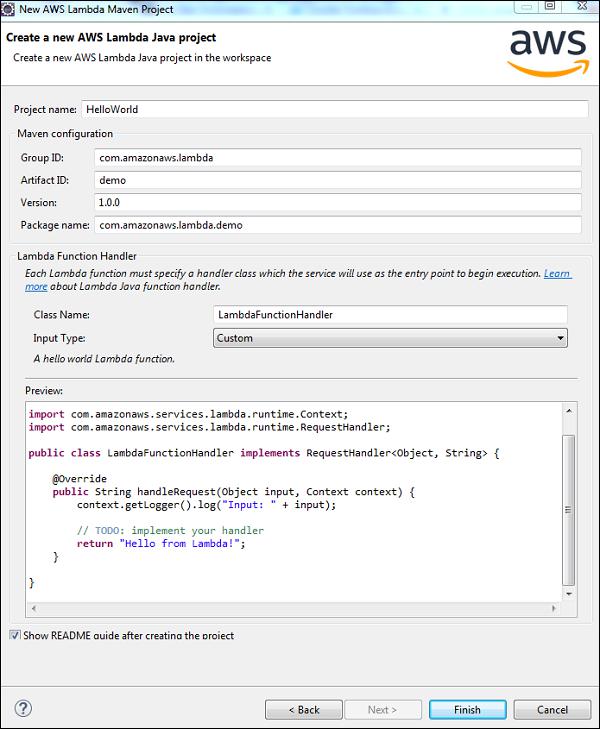 Lambda Java Project
