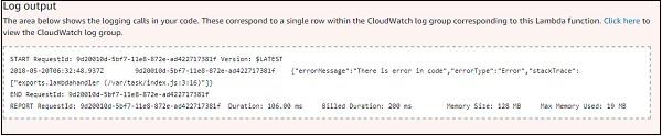 Log Output