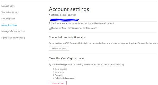 Account Settings