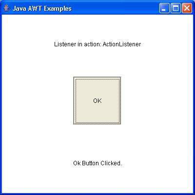 AWT ActionListener