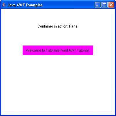 AWT Panel