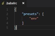 Change Preset Es2015