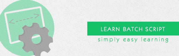 Batch Scripting Tutorial