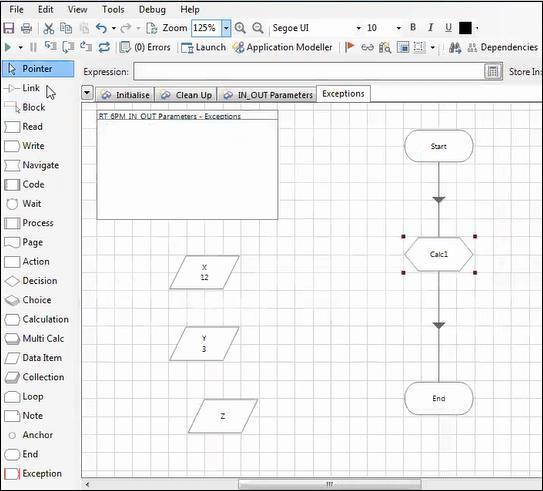 Create 3 Data Items
