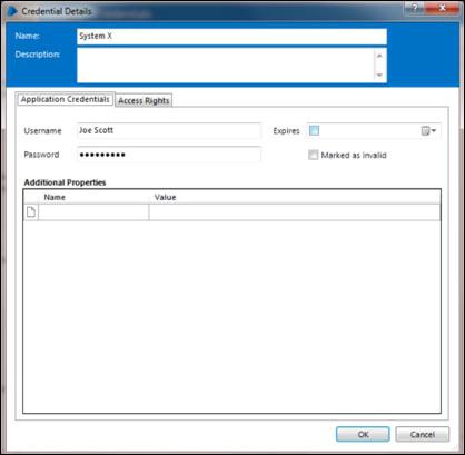 Creating the credentials