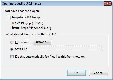 Opening Bugzilla