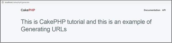 Generating URL