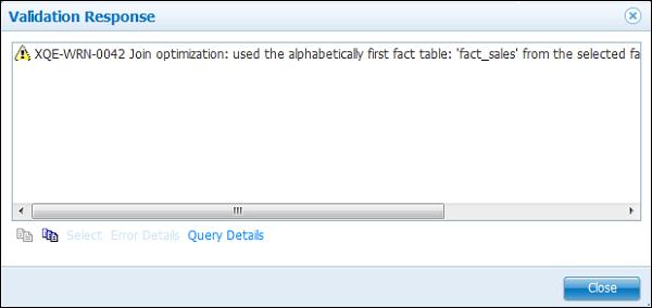 Validation Response