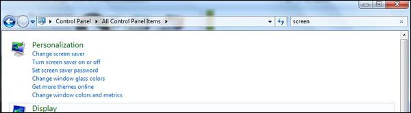 All Control Panel Items
