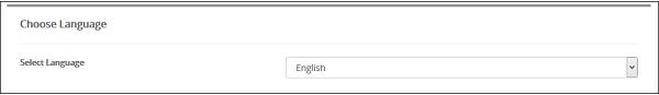 Choose Language
