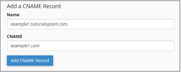 CNAME Record