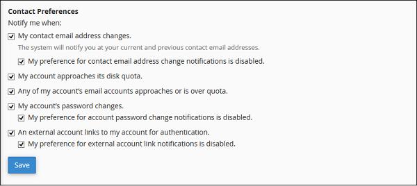 Contact Preferences