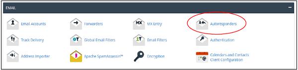 cPanel Autoresponders