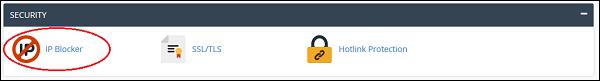 cPanel IP Blocker