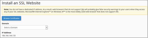 Install SSL