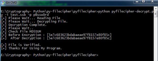 Decrypting