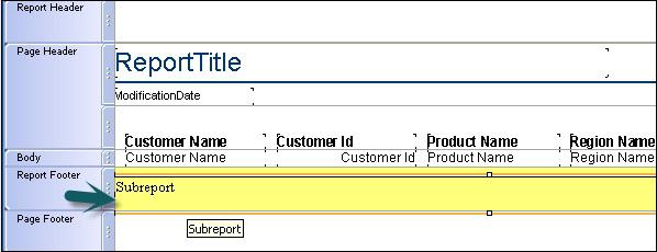 Report Footers