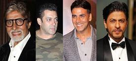 Shahrukh, Akshay, Salman and Big B