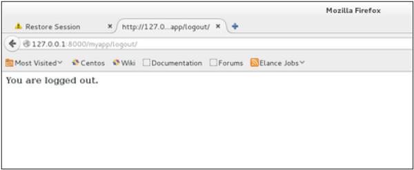 Logged Out Page