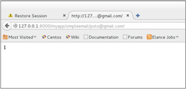 Sending Simple E-mail