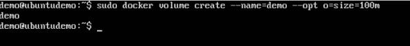 Creating a Volume