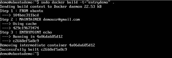 Docker Build Command
