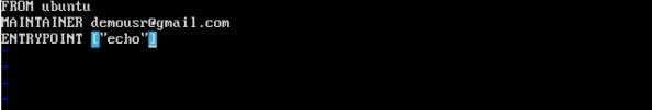ENTRYPOINT