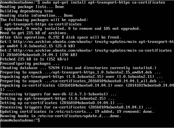 Necessary Docker Packages