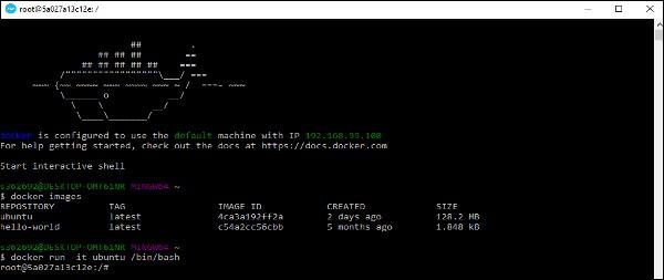 Running Container