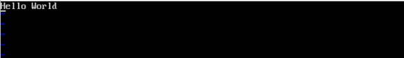 Simple Line Hello World