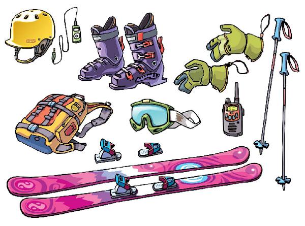 skiing accessories