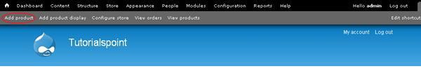 Drupal Create Products
