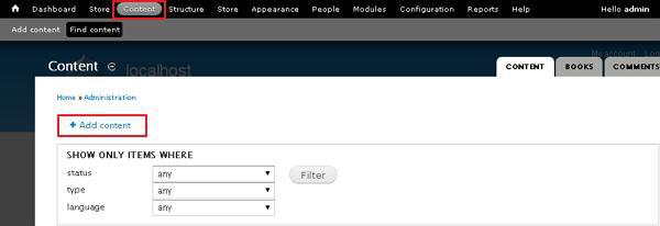 drupal static pages
