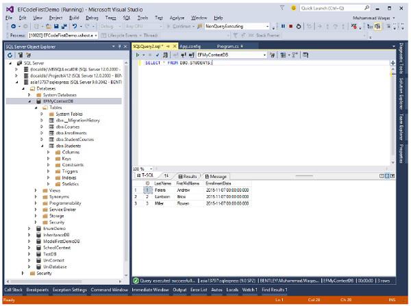 Data In Database