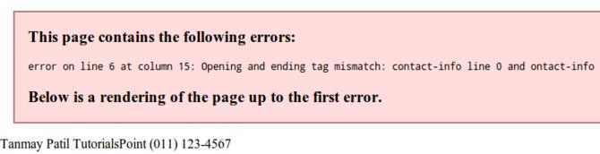 Ver XML Error