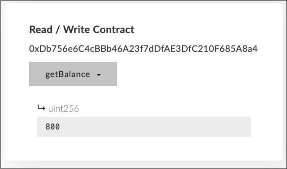 Generate get Balance