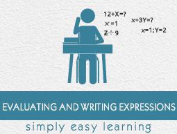 Evaluating and Writing Expressions