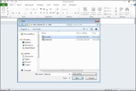 Open Dialog