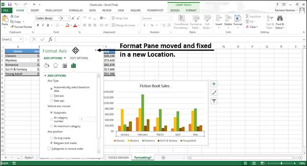 Drag Format Pane