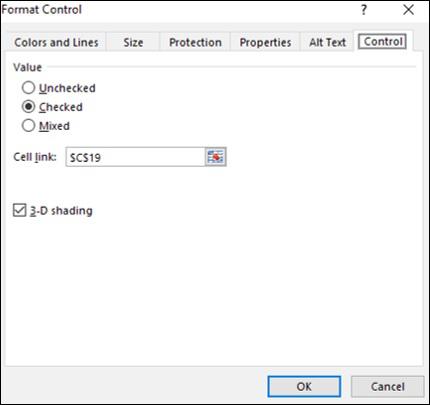 Checkbox Parameter
