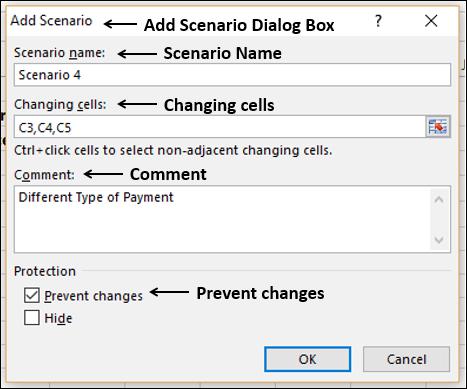 Add Scenario Dialog Box